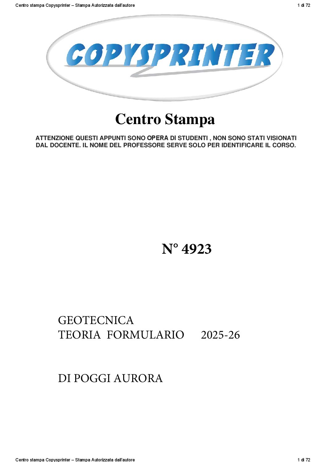 4923 -    GEOTECNICA